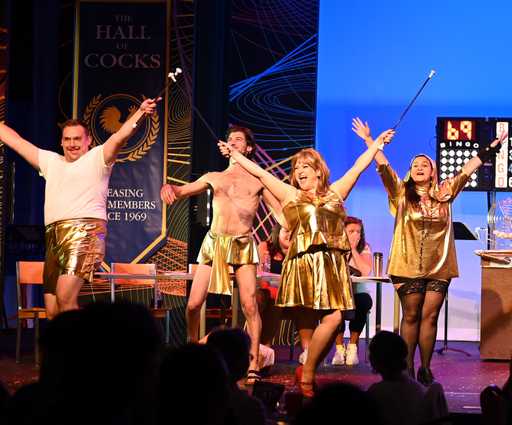 Bingo Jamboree performers on stage