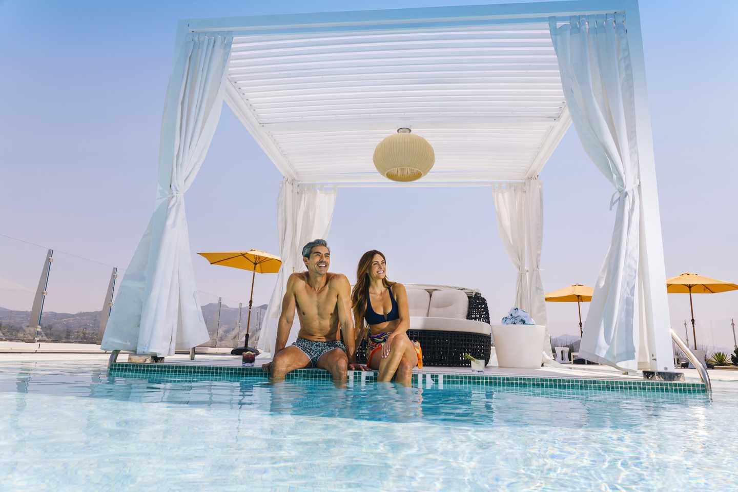 Guests at Jamul Starlite Pool Party