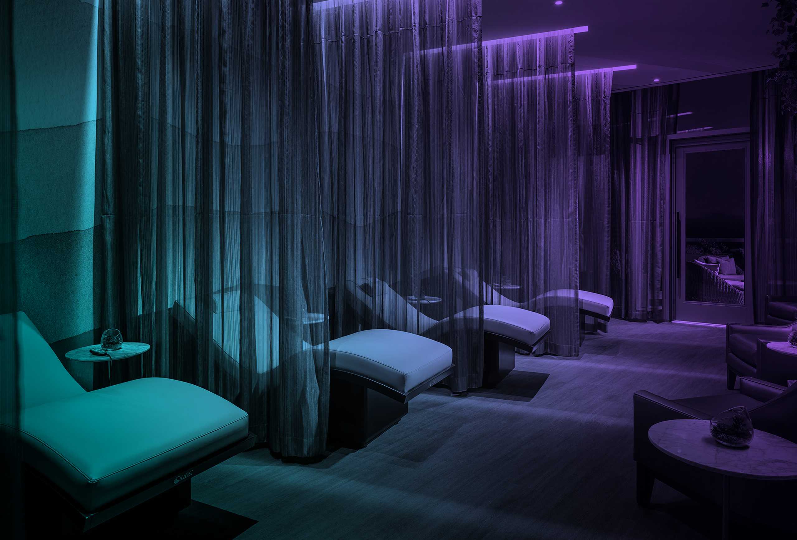 Rendering of Jamul Spa lounge chairs